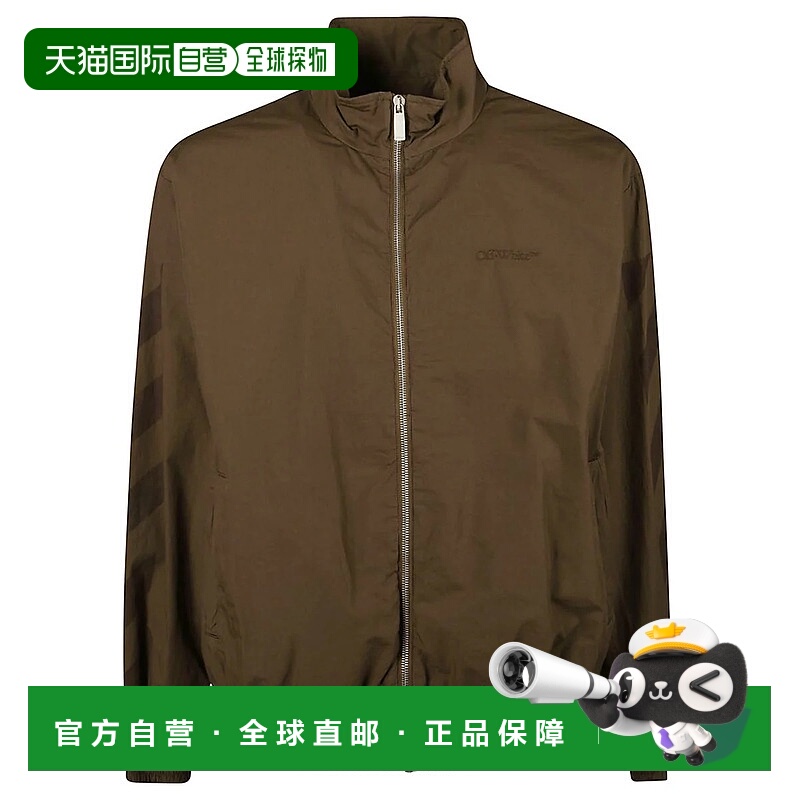 1h可退 香港直邮OFF-WHITE 男士夹克 OMBD05GF25FAB001 AW2025 绿