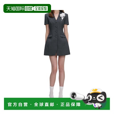 1h可退 香港直邮Self-Portrait 花朵装饰迷你连衣裙 RS26160S