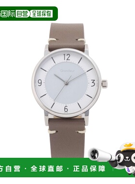 日本直邮GRANDEUR女士太阳能充电式三针石英表GSW005S4