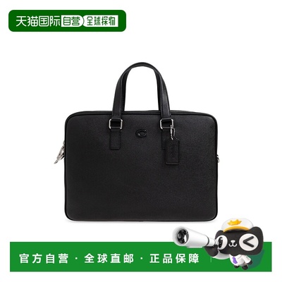 香港直邮COACH 男士手提包 CCC800BLK AW2025 黑色 Briefcase ‘C