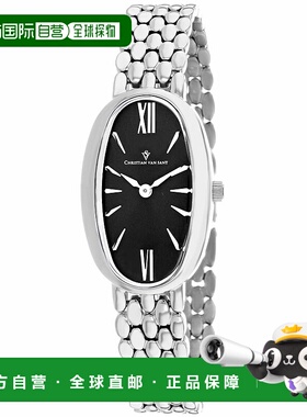 自营Christian Van Sant Women's Lucia Black Dial Watch - blac