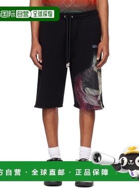 1h可退 香港直邮潮奢 off-white 男士 黑色 Col S. Matthew 短裤
