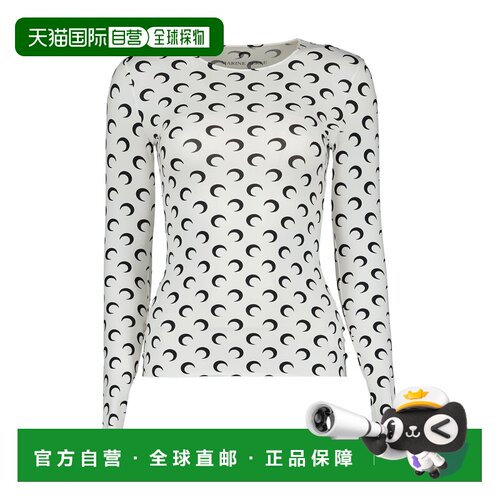 香港直邮MARINE SERRE 男士T恤 WTS006ACJER0001WH0支付后1h可退