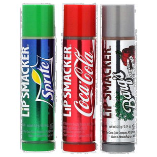 香港直邮Lip Smacker，可口可乐，润唇膏，三件装，3 件装，每件
