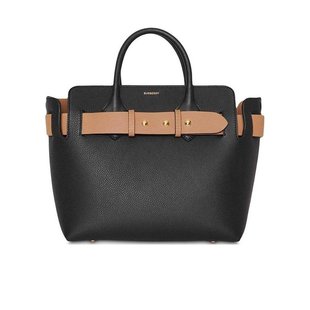 黑色 BURBERRY AW2019 80095641 徽标单肩包 女士斜挎包