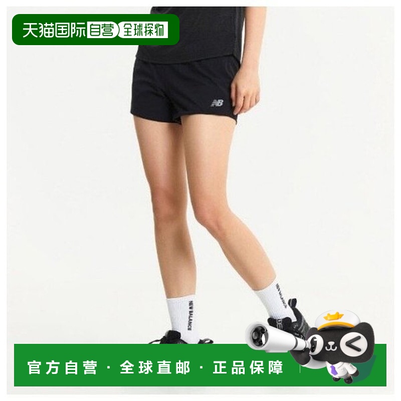 韩国直邮NEW BALANCE 短裤 GQT NBNVE4P022-19 WOMEN RC 3-Part S