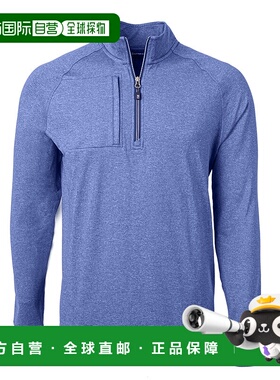 自营 cutter & buckCutter&Buck Adapt生态针织麻灰色男式四分之-