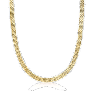 自营Ross-Simons 意大利 18kt 黄金 Bismark-Link 项链 - 18 英寸