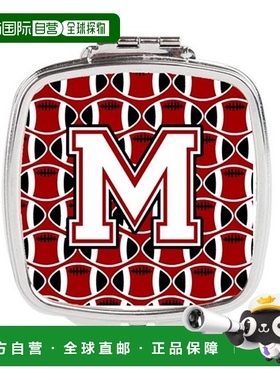 自营 Carolines Treasures CJ1082-MSCM 字母 M 足球红衣主正品