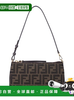 香港直邮FENDI 女士单肩包 8M0536A98PF1GL7 SS2026 棕色 BORSE A