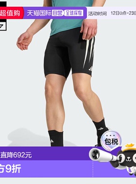 日本直邮 adidas adizero Archive 男士运动短裤 黑色 [JP1492]