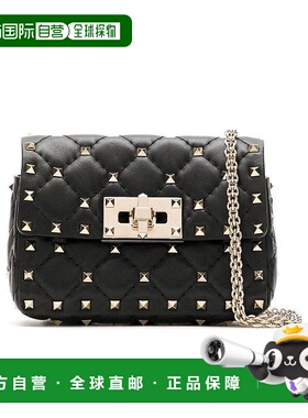 【99新未使用】香港直邮Valentino 铆钉单肩包 SW2B0E85NAP斜挎包