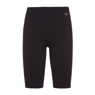 Prada 弹力平纹针织机车短裤 321281YQ4S221