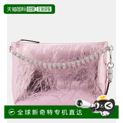 香港直邮Jimmy Choo 周仰杰 女士 Callie Small metallic leather