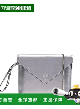 香港直邮PINKO 女士钱包 104820A2O9KZ7E AW2025 灰色 链条单肩包