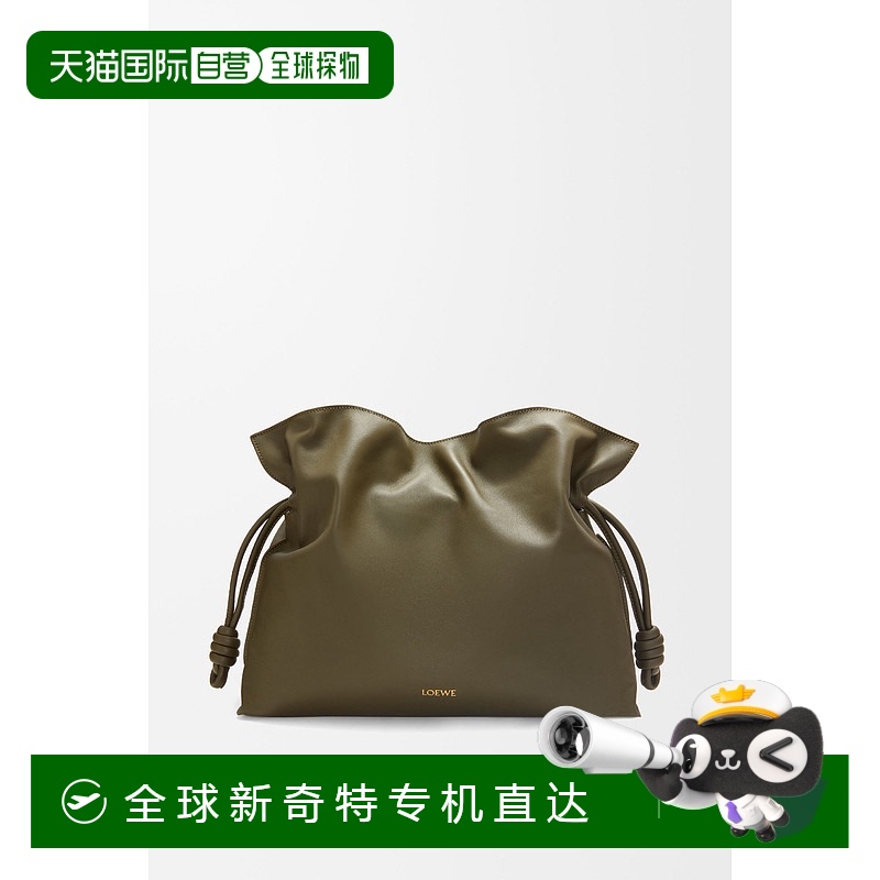1h可退 欧洲直邮LOEWE罗意威女士纳帕小牛皮Flamenco手拿包