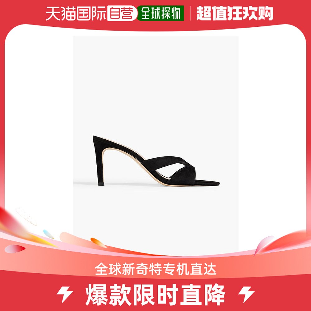 香港直邮潮奢 Stuart Weitzman 女士Mariposa 绒面革凉拖 女鞋 浅口单鞋 原图主图