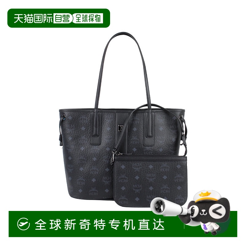 香港直邮MCM 专柜款 Liz经典Visetos人造革小号双面购物袋 MWPDSL