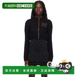 1h可退 香港直邮Palm Angels 棕榈天使 女士 黑色 Monogram Stud