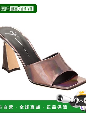 自营Giuseppe Zanotti Solhene 85 皮革凉鞋 - 紫色 美国奥莱直发