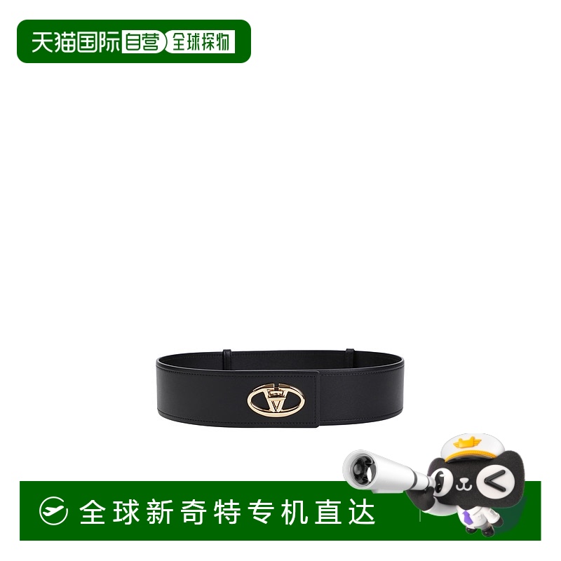 1h可退 香港直邮VALENTINO 女士腰带 WT0SJ9FZC0NO CO 黑色 徽标