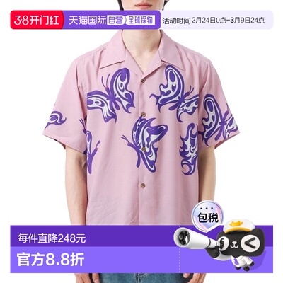 韩国直邮NEEDLES Needles x Kae Tanaka 春夏连体衬衫 KT Papillo