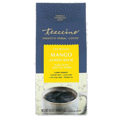 香港直邮Teeccino,益生元草本咖啡，芒果蜜蜂花，轻度烘焙，无咖1