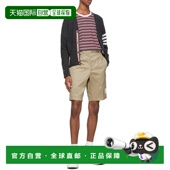 深灰色条纹羊绒针织开衫 香港直邮Thom Browne MKC001A00011