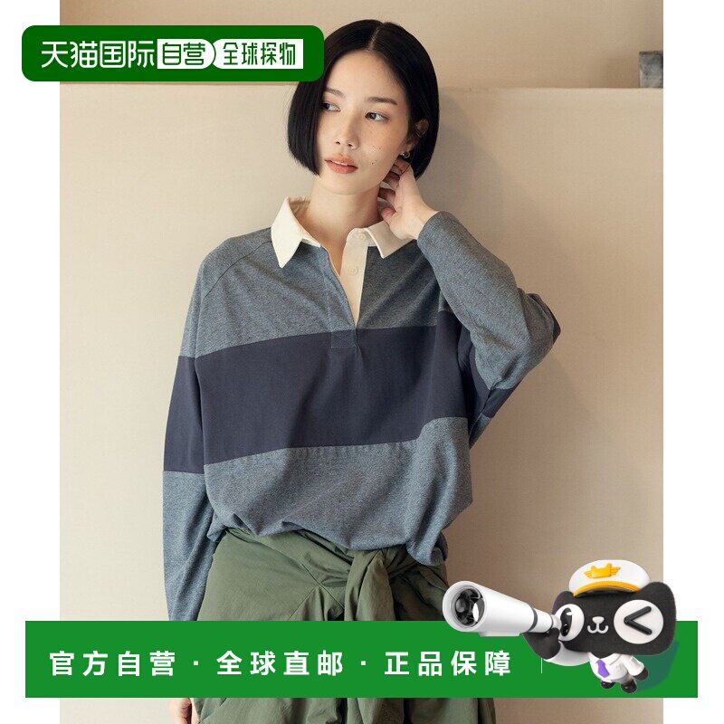 日本直邮studio CLIP 女装 圆润廓形拉格风圆领套【付后1h可退】图片