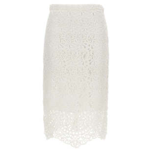 BURBERRY 女士半身裙 8067787OPTICWHITE SS2023 白色