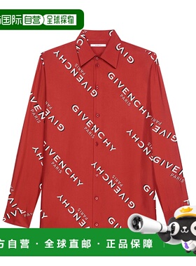 香港直邮Givenchy 翻领长袖衬衫 BM616K1673男装休闲风