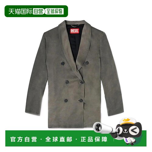 1h可退 香港直邮DIESEL 女士外套 A201060ALBG97D SS2026 灰色 双