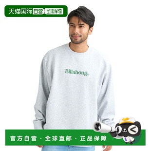 1h可退 日本直邮BILLABONG 男女同款 宽版落肩卫衣 TITLE刺绣款 B