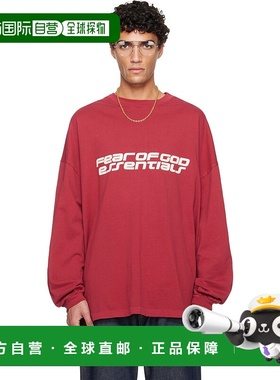 1h可退 香港直邮潮奢 essentials fear of god 男士 红色 Holiday