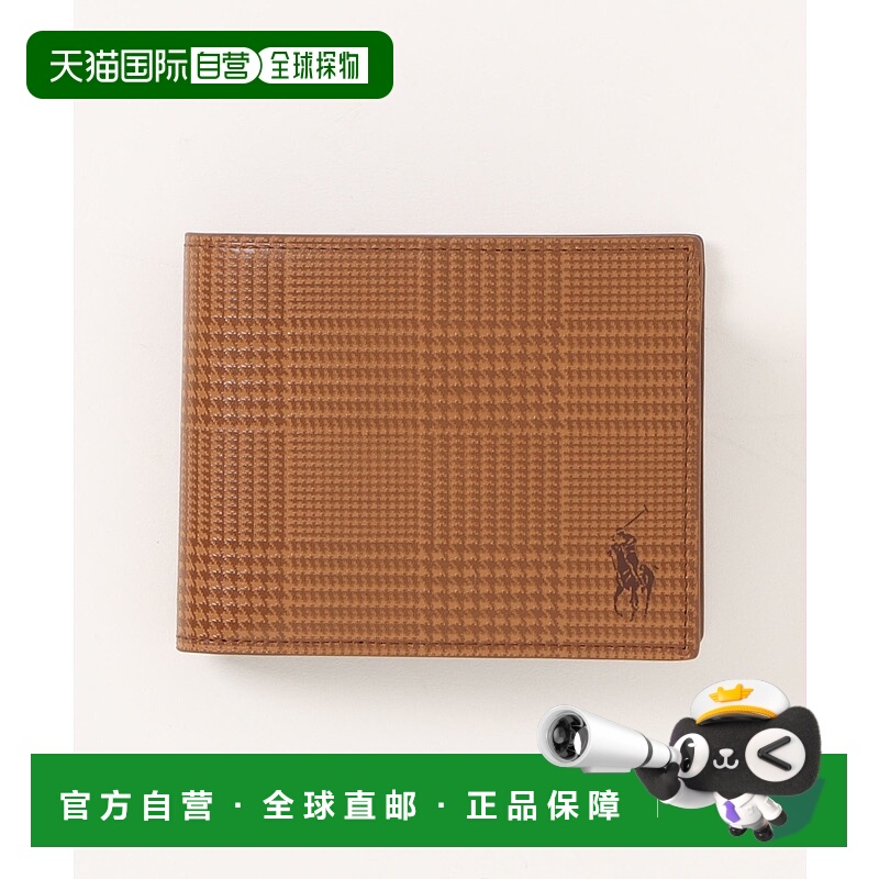 1h可退 日本直邮Polo Ralph Lauren 男女同款 压纹牛革 长款钱夹