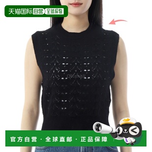 黑色 韩国直邮Cecilie 复古蕾丝针织背心 BRISA 3.25KNI Bahnsen