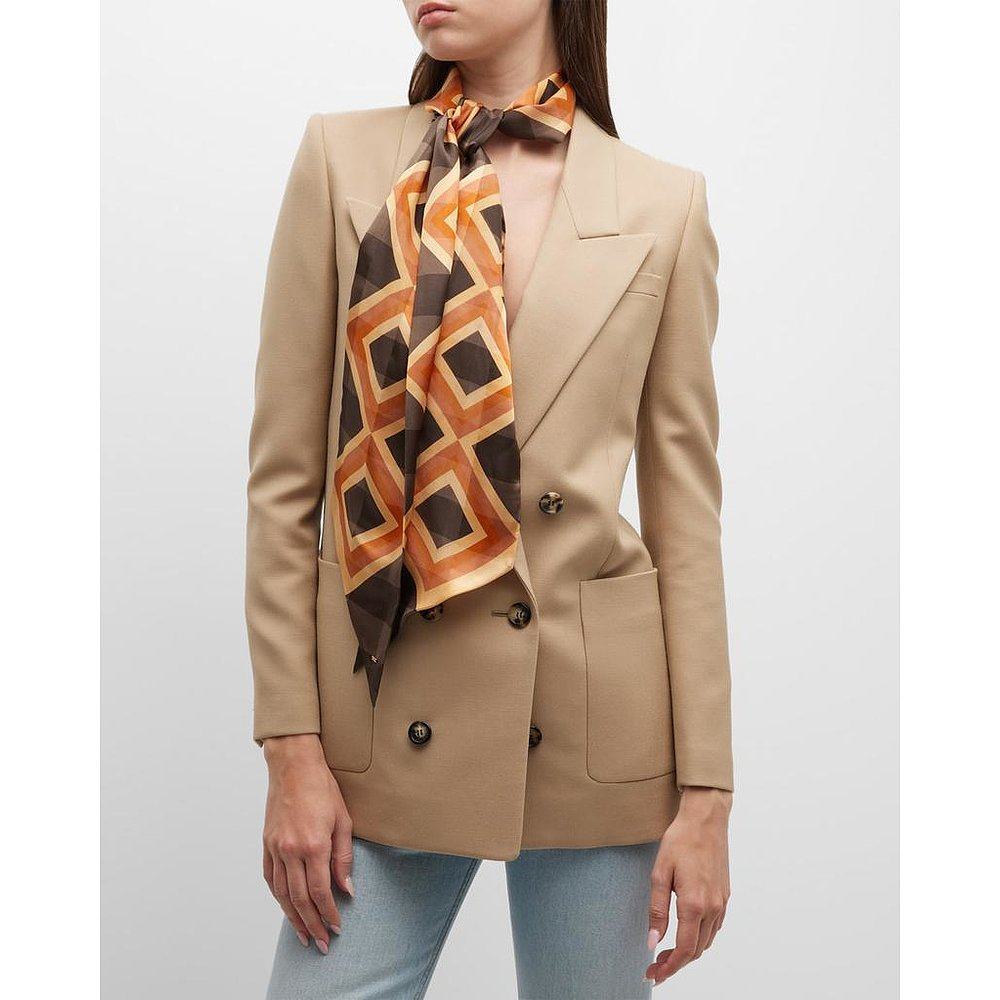 【美国直邮】Saint Laurent Lavalliere真丝细围巾 高级感 正品