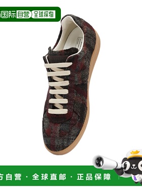 香港直邮Maison Margiela 系带羊毛低帮板鞋 S97WS0077P7141H