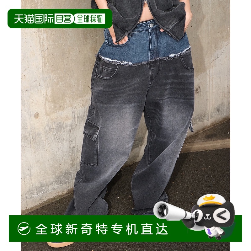 1h可退 日本直邮SHORT ROUND 男女同款春夏新款双腰设计阔腿工装