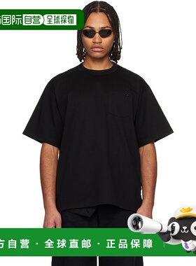 1h可退 香港直邮潮奢 Sacai 男士 黑色 T 恤 SCM336 black黑色 舒