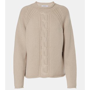 潮奢 MaxMara 麦斯玛拉 女士 Pico 粗线针织羊绒毛衣 001379