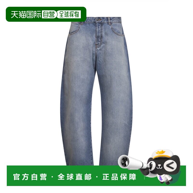 1h可退 香港直邮ALAIA 女士牛仔裤 AA9P1215D026CA56 SS2026 蓝色图片