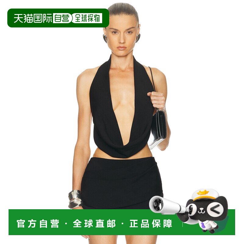 香港直邮ALEX PERRY 女士 挂脖上衣 T0260PF25 black黑色 舒适时