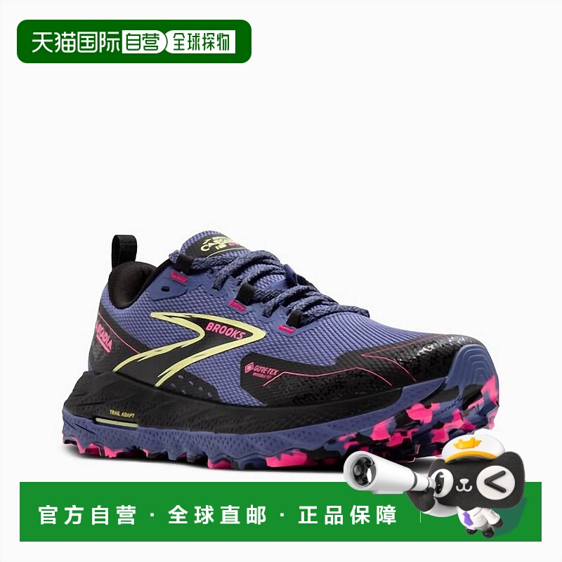 自营brooksWomen's Cascadia 18 Gtx Running Shoes In Grey Blue