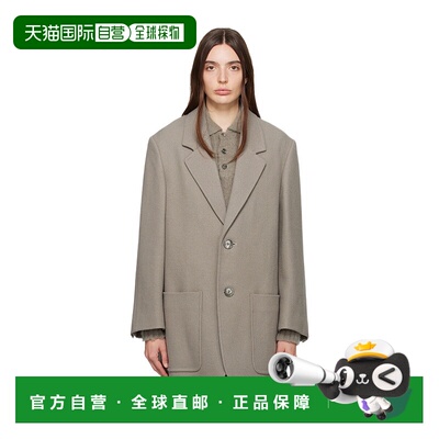 香港直邮Ami Paris 两粒扣西装外套 FCO217WV0016.羊毛