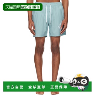 香港直邮AMIRI 男士 蓝色 Starburst 泳裤 AMSWTK1032