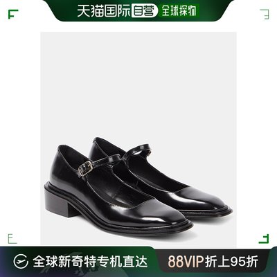 香港直邮潮奢 Souliers Martinez 女士 Penelope 皮质玛丽珍平底