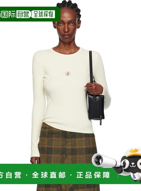 1h可退 香港直邮潮奢 J.W. Anderson 女士 灰白色 Anchor Embroid