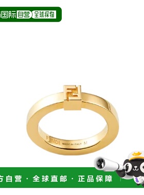 1h可退 香港直邮Fendi FF 标志戒指 8AL217B08