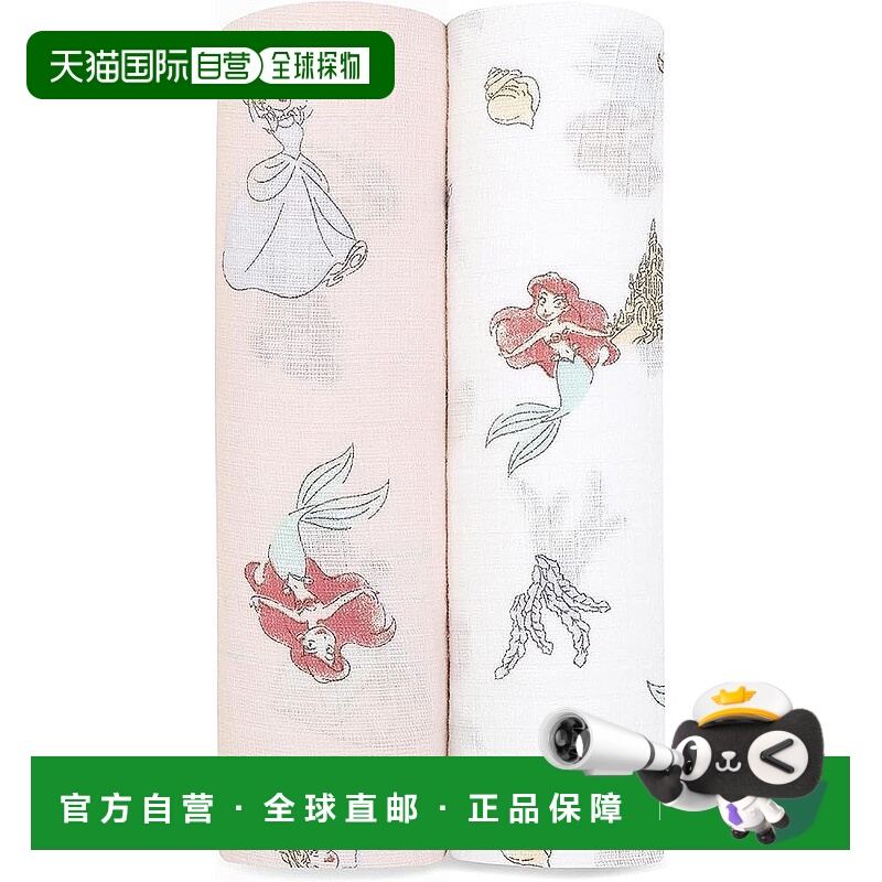【日本直邮】Aden + anais essentials 蚕丝毛巾 迪士尼公主 颜色